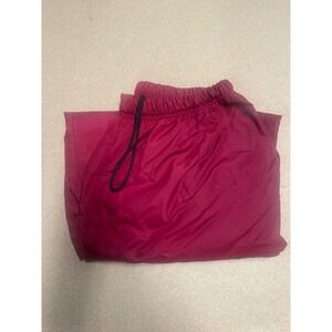 Boathouse  vtg Mens 4X Waterproof Windbreaker Pants Red Nylon Elastic Waist